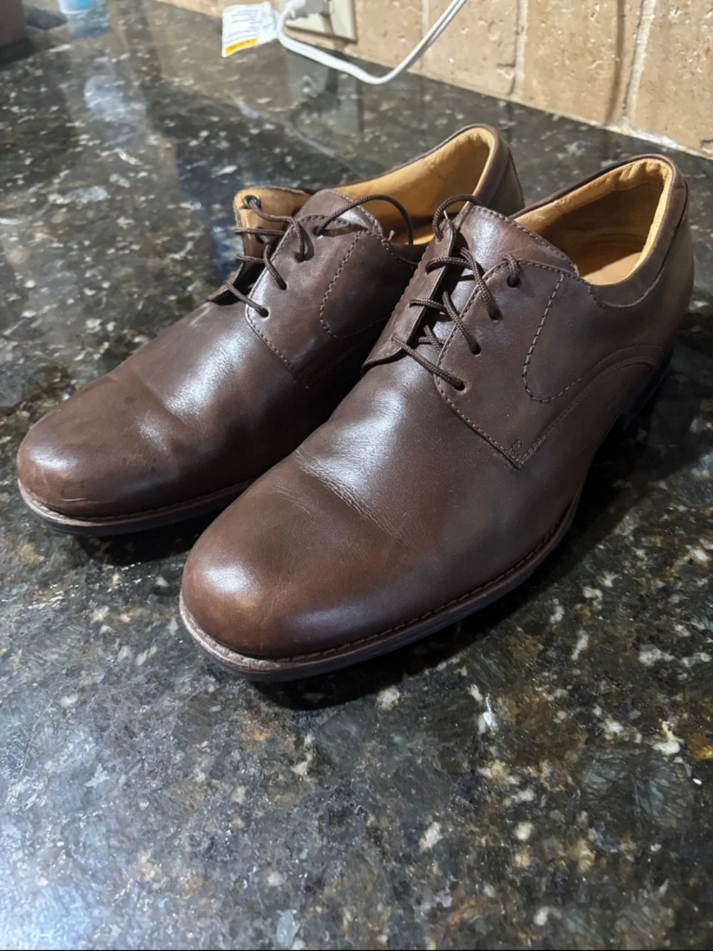 Johnston & Murphy Brown Leather Shoe! Men’s 10